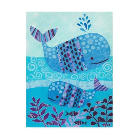 Kim Conway 'Ocean Blue' Canvas Art,35x47